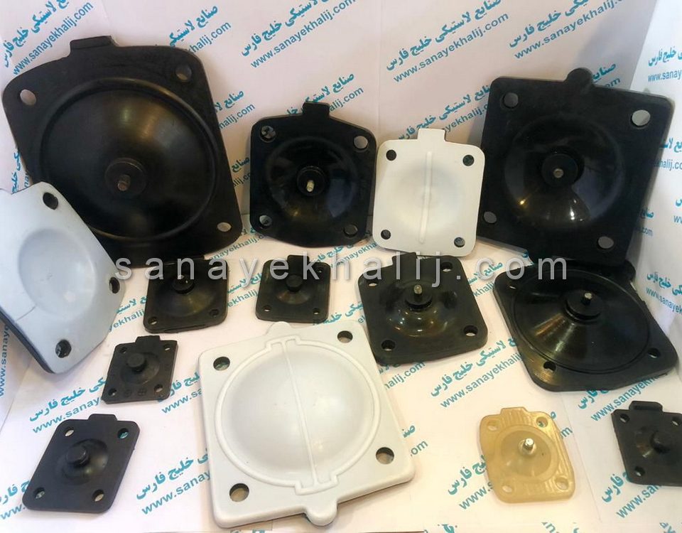 دیافراگم لاستیکی با روکش تفلون PTFE